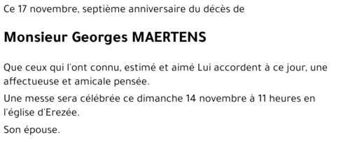 Georges MAERTENS