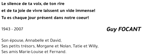 Guy FOCANT