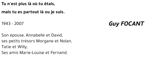 Guy FOCANT