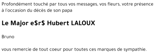 Hubert LALOUX