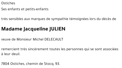 Jacqueline JULIEN