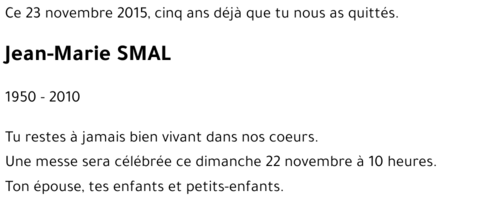 Jean-Marie SMAL