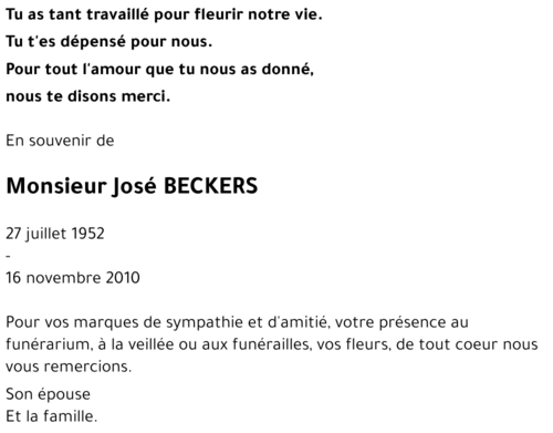 José BECKERS