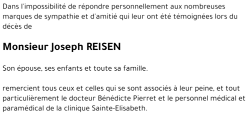 Joseph REISEN