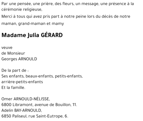 Julia GÉRARD