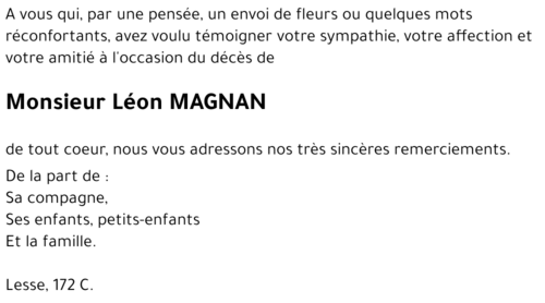 Léon MAGNAN