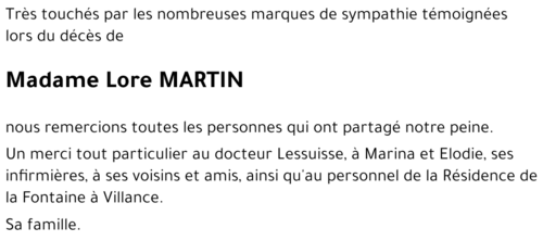 Lore MARTIN