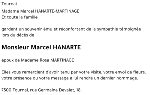Marcel HANARTE