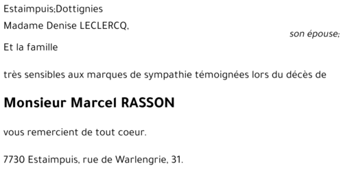 Marcel RASSON