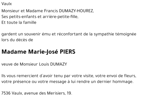 Marie-José PIERS