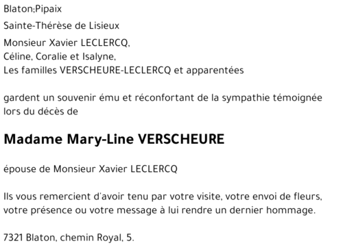 Mary-Line VERSCHEURE