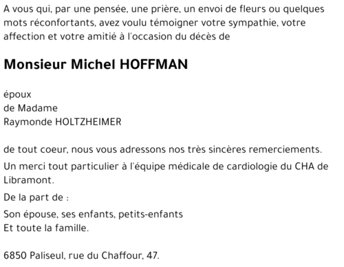 Michel HOFFMAN