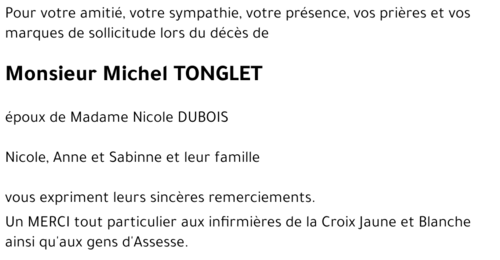 Michel TONGLET