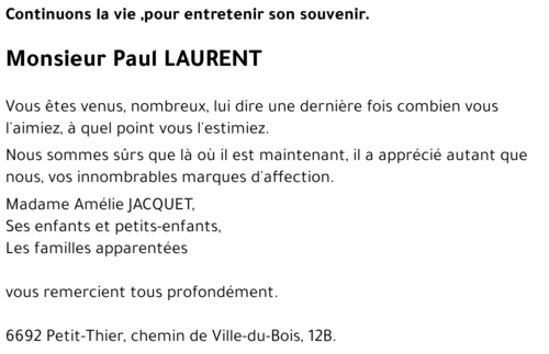 Paul LAURENT