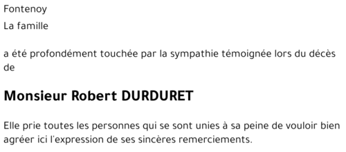 Robert DURDURET