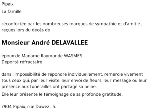 André DELAVALLEE