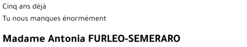 Antonia FURLEO-SEMERARO