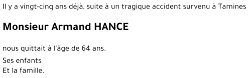 Armand HANCE