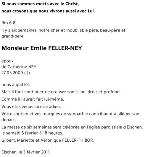 Emile FELLER-NEY