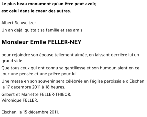 Emile FELLER-NEY