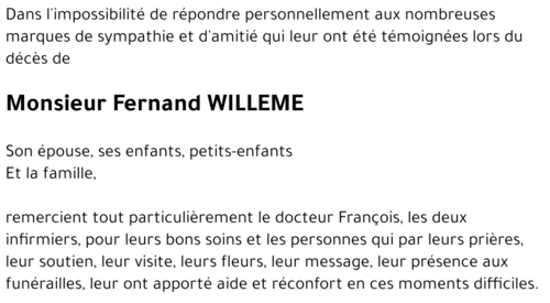 Fernand WILLEME