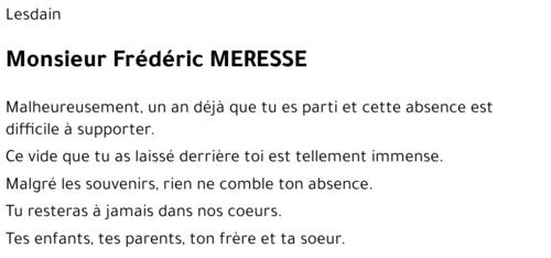 Frédéric MERESSE