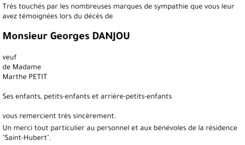 Georges DANJOU