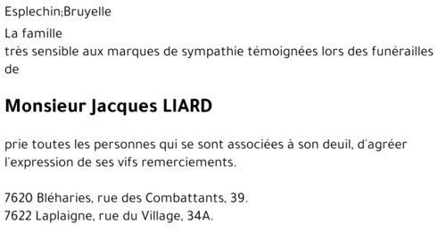 Jacques LIARD
