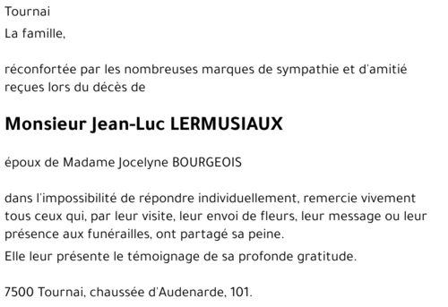 Jean-Luc LERMUSIAUX