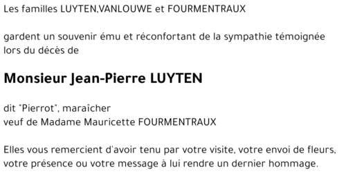 Jean-Pierre LUYTEN