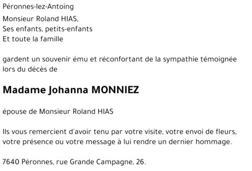 Johanna MONNIEZ