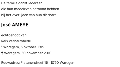 José AMEYE
