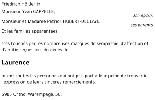 Laurence HUBERT