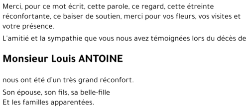 Louis ANTOINE