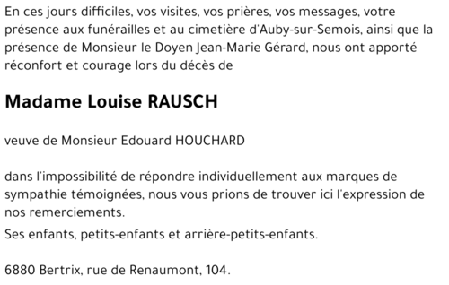 Louise RAUSCH