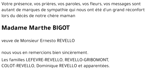 Marthe BIGOT