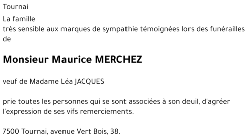 Maurice MERCHEZ