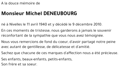 Michel DENEUBOURG