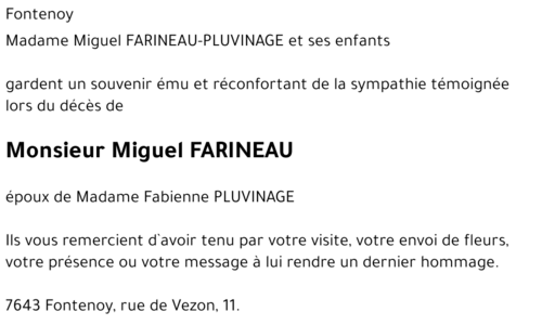 Miguel FARINEAU