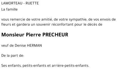 Pierre PRECHEUR