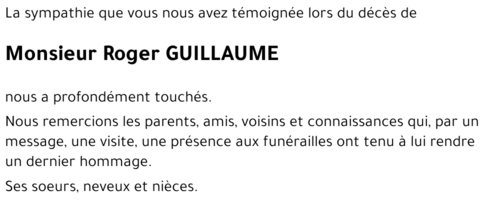 Roger GUILLAUME