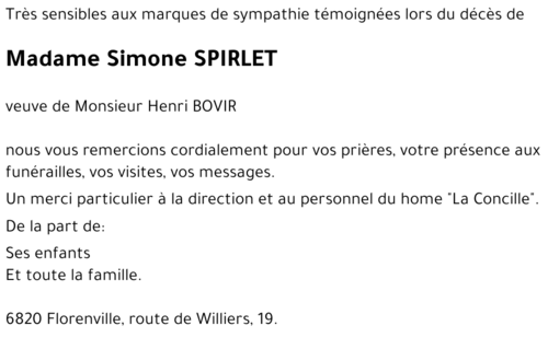 Simone SPIRLET