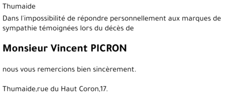 Vincent PICRON