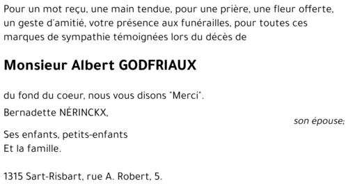 Albert GODFRIAUX