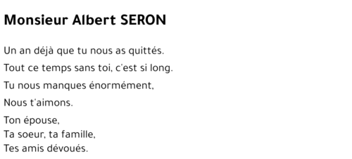 Albert SERON