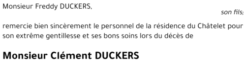 Clément DUCKERS