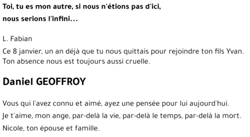 Daniel GEOFFROY