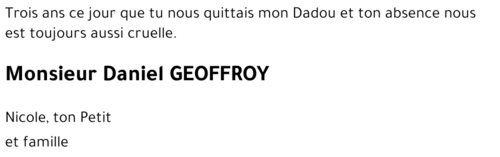 Daniel GEOFFROY