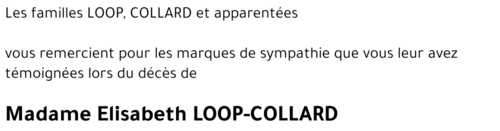 Elisabeth LOOP-COLLARD