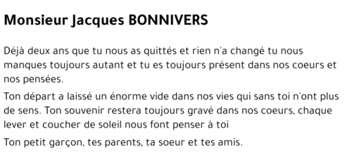 Jacques BONNIVERS